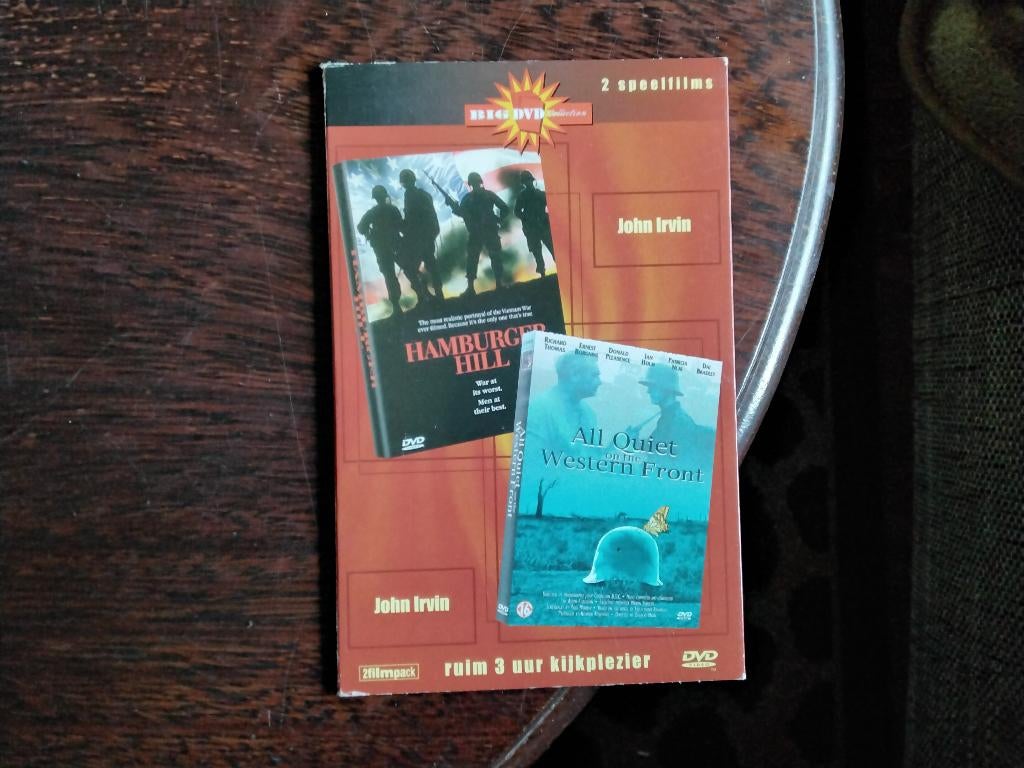 Hamburger hill en All quiet on the western front, origineel, Vanaf 16 jaar, Ophalen of Verzenden, Zo goed als nieuw, Oorlog