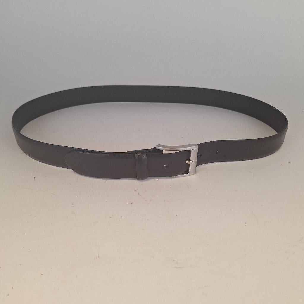 Echt leren heren riem, zwart,  95cm, Kleding | Heren, Riemen en Ceinturen, 95 tot 105 cm, Ophalen of Verzenden, Zo goed als nieuw