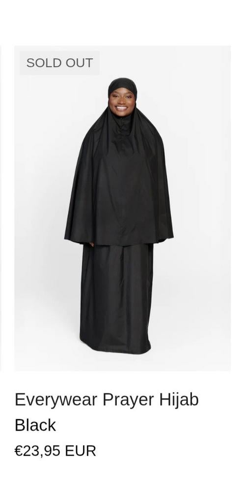 Everywear Prayer Hijab Zwart (nieuw)!, Kleding | Dames, Ophalen of Verzenden
