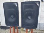 Set 15 inch speakers .veel power, Zo goed als nieuw, 120 watt of meer, Front, Rear of Stereo speakers, Ophalen