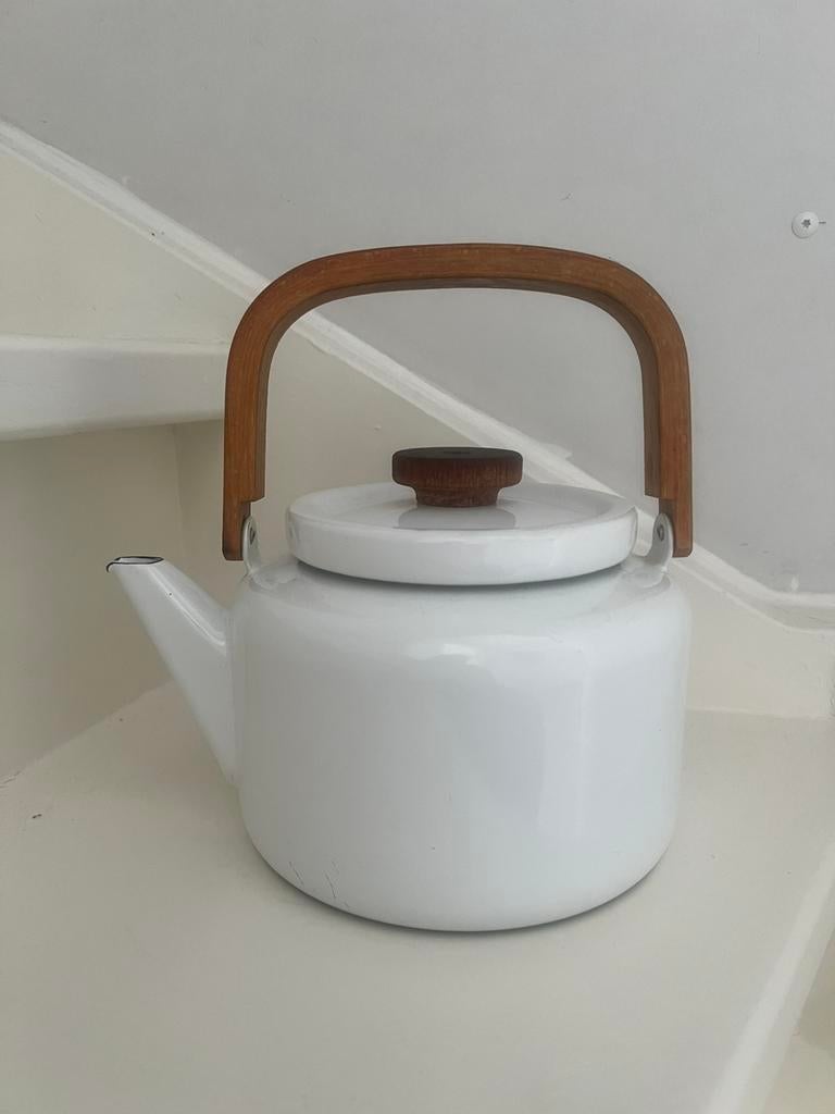 Zeldzame arabia Finland geëmailleerde theepot waterkoker, Ophalen of Verzenden, Overige materialen, Overige typen