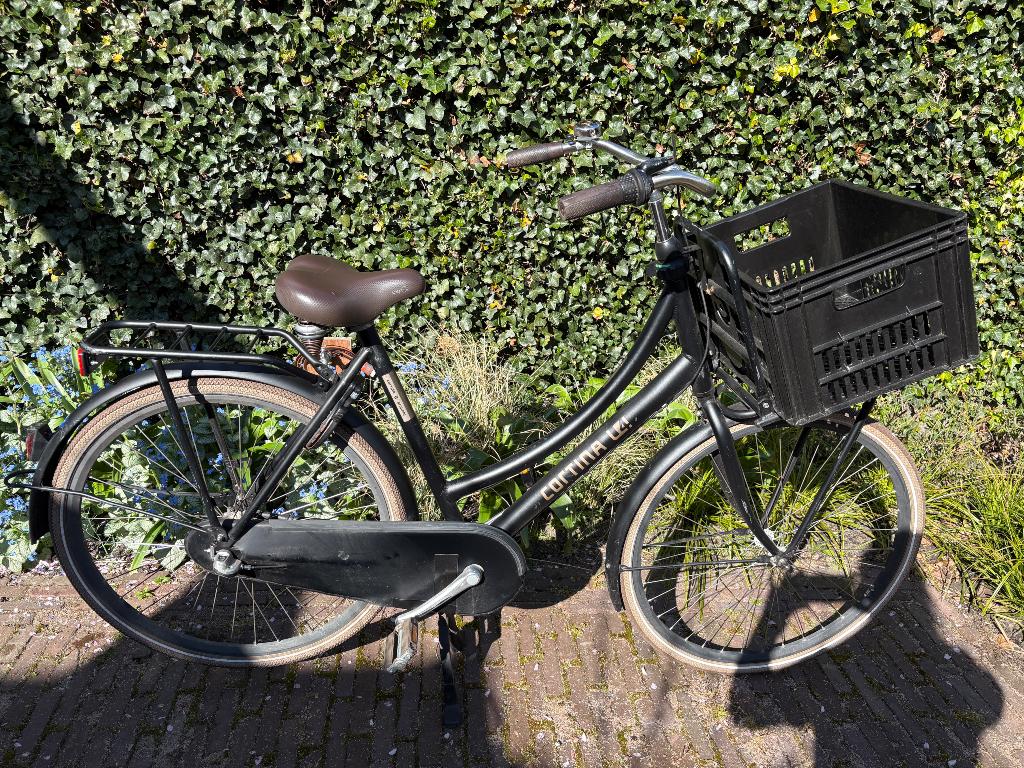 Cortina U4 damesfiets, Fietsen en Brommers, Terugtraprem, Gebruikt, Versnellingen, 56 cm of meer