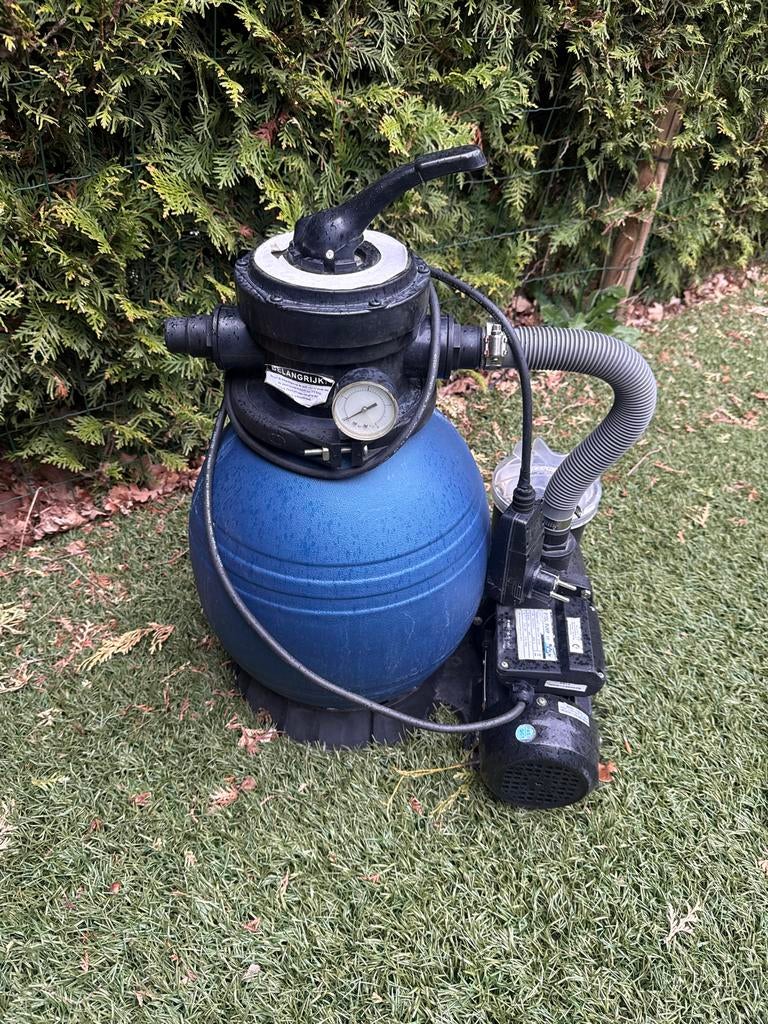 Zandfilter/glasfilter met pomp (Waterland) voor zwembad, Tuin en Terras, Zwembad-toebehoren, Ophalen, Gebruikt, Filter