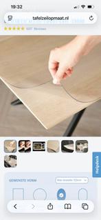 Doorzichtig tafelzeil 2mm, ellips 100.5x200.5 cm, Ophalen of Verzenden, Nieuw