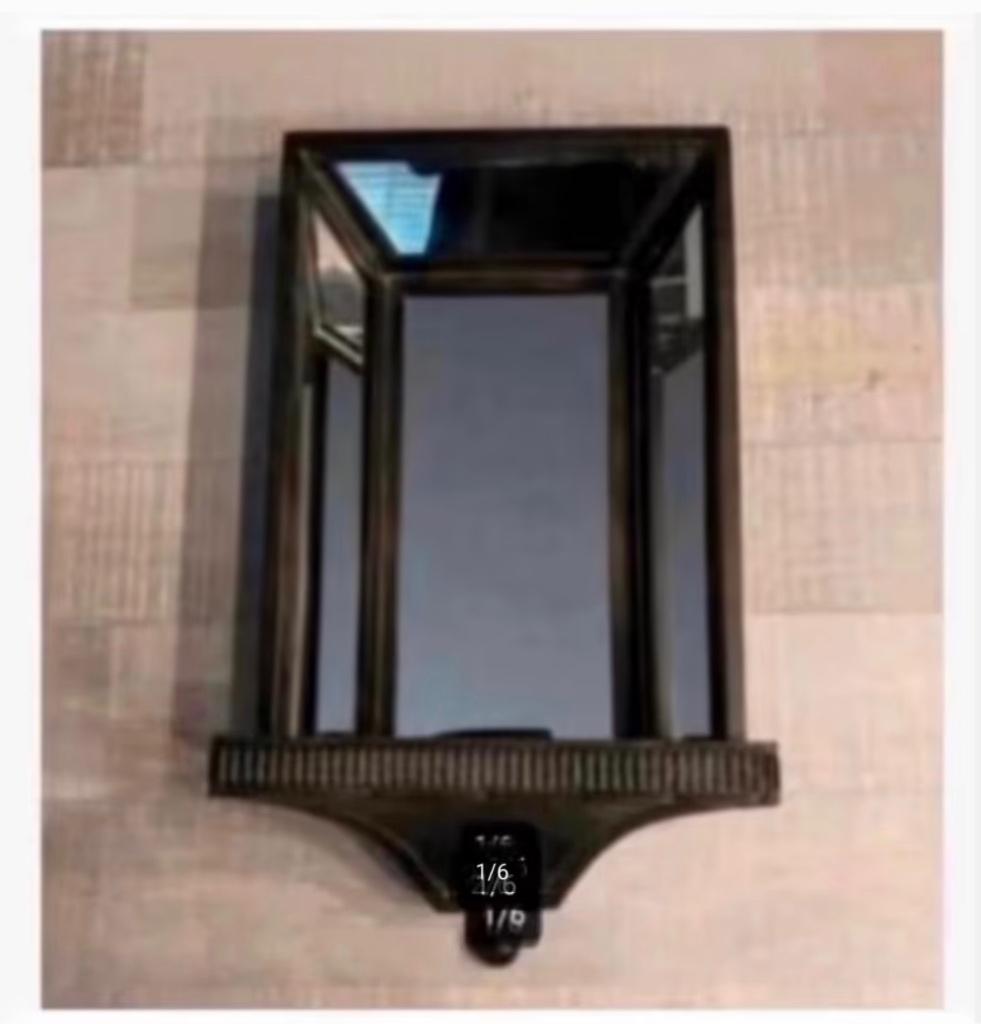 Spiegels, aan alle kanten, Tuin Kamer Hal Slaapkamer Metaal, Minder dan 50 cm, Nieuw, Ophalen of Verzenden, X