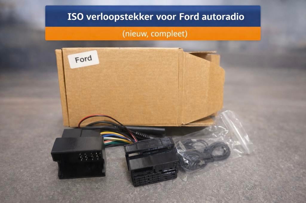 Ford ISO kabelverloopstekker – Plug & Play autoradio (nieuw), Auto diversen, Autospeakers, Ophalen of Verzenden, Nieuw
