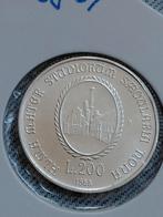 Italië 200 Lire 1988 Universiteit van Bologna  - Zilver, Verzenden, Italië, Losse munt, Zilver