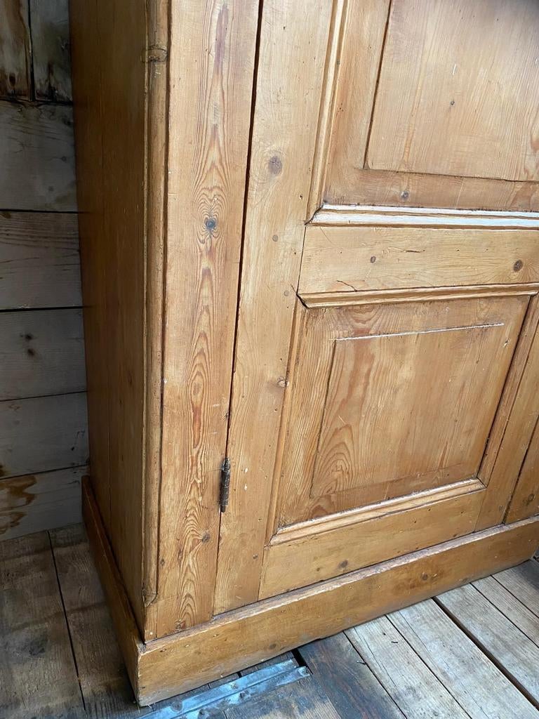 Landelijk oud grenen kast eendeurskast kledingkast, Ophalen