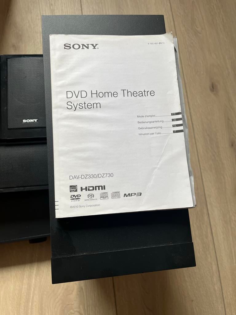 Sony DVD Home Theatre System DAV-DZ330/DZ730, Gebruikt, Ophalen of Verzenden, 5.1-systeem, Sony