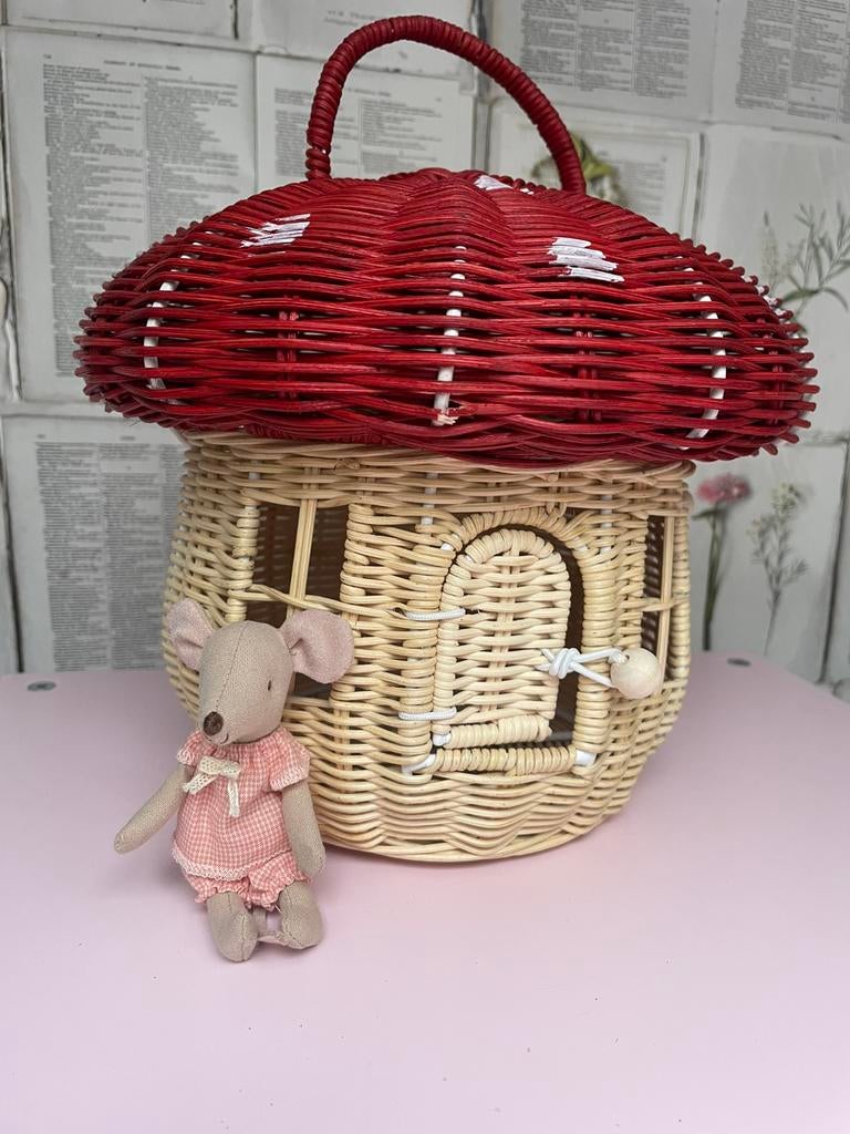 Paddenstoel huisje rood-met-witte-stippen, Ophalen of Verzenden, Nieuw, Poppenhuis