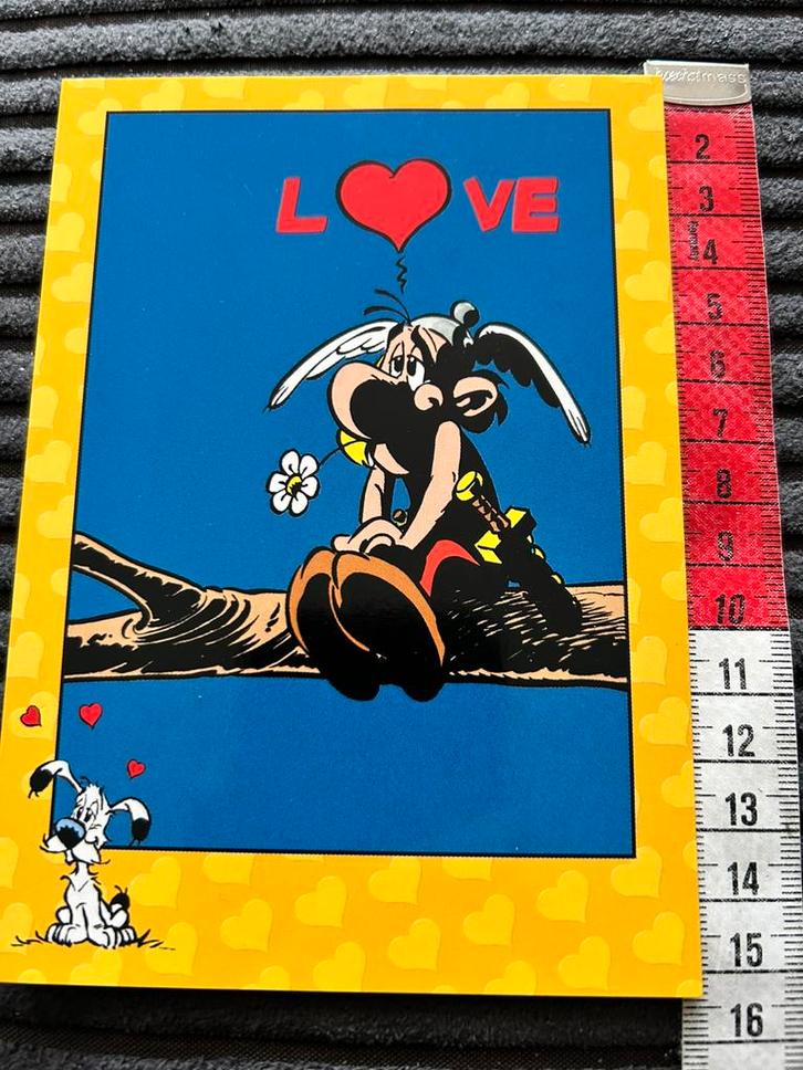 1392. Kaart Illustr Asterix Verliefd, Verzamelen, Ansichtkaarten | Themakaarten, Ongelopen, 1980 tot heden, Ophalen of Verzenden