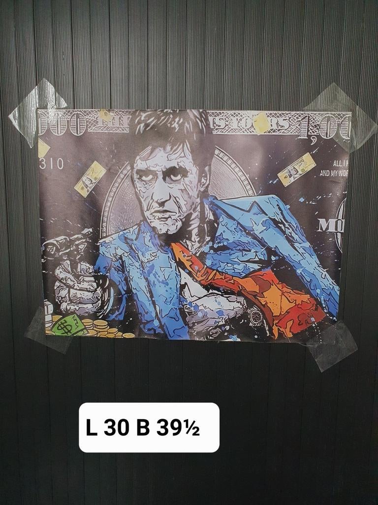 Al Pacino als Scarface print, Nieuw, Ophalen of Verzenden, Print, Minder dan 50 cm