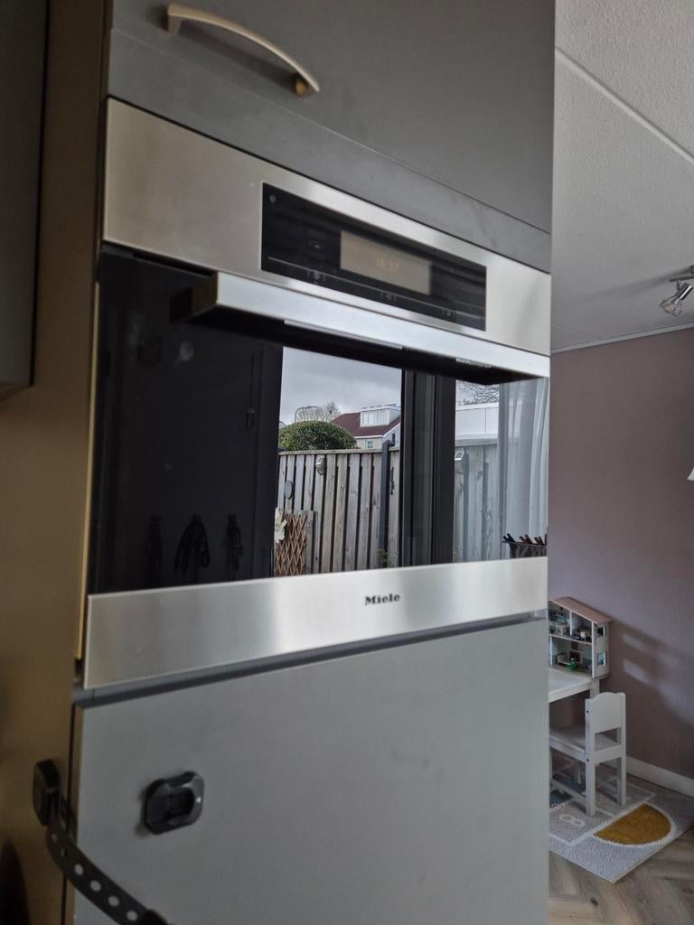 Miele stoomoven, Witgoed en Apparatuur, Ovens, Ophalen, Zo goed als nieuw, 45 tot 60 cm