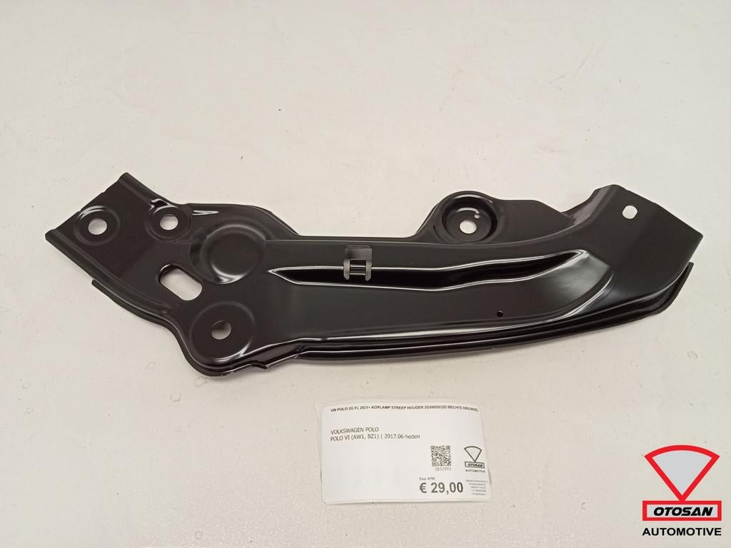 VW Polo 2G FL 2021+ Koplamp Streep houder 2G0805932D Rechts