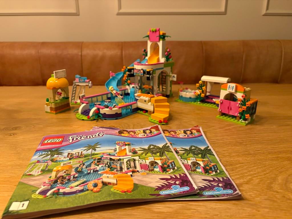 LEGO Friends 41313 Heartlake Summer Pool met boekjes, Ophalen, Gebruikt, Lego, Overige typen