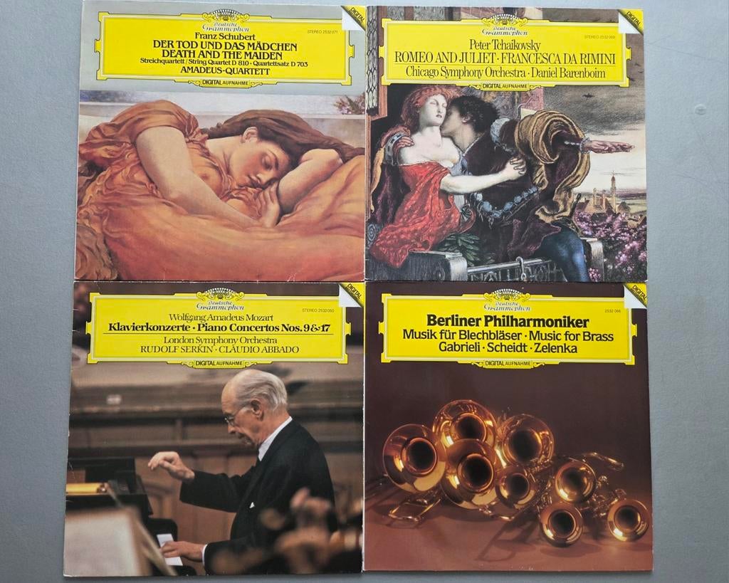 5 LP's Deutsche Grammophon, Ophalen of Verzenden, Classicisme, 12 inch
