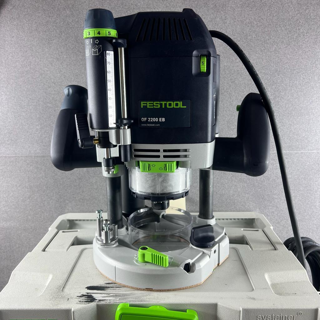 Festool OF 2200 EB-Plus Bovenfrees + Accessoiresset | 407058, Ophalen of Verzenden, Zo goed als nieuw, Bovenfrees, Festool