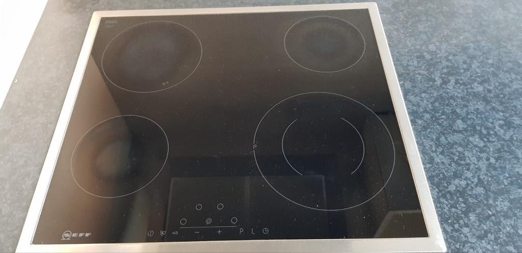 Keramische kookplaat, Witgoed en Apparatuur, Kookplaten, Ophalen, Inbouw, Keramisch, 4 kookzones