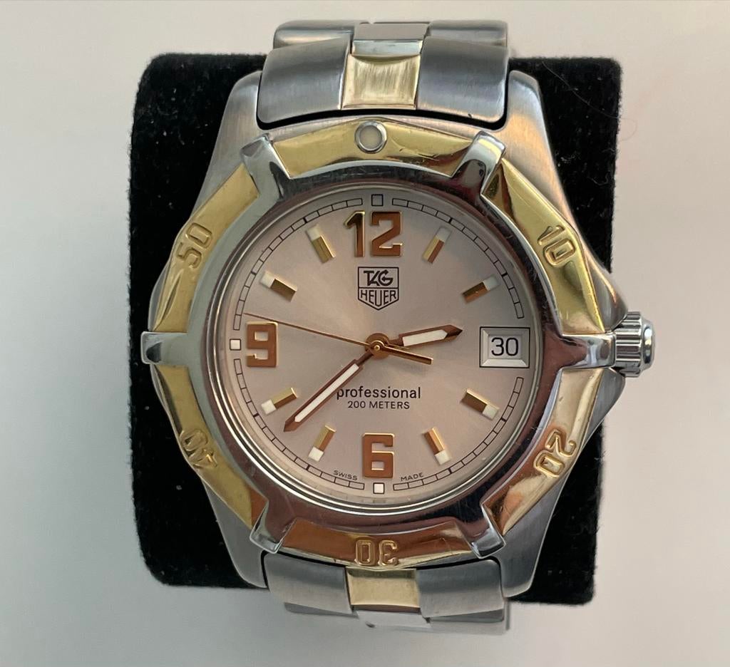 TAG Heuer Professional 200 meters, Staal, Gebruikt, Polshorloge, Ophalen of Verzenden