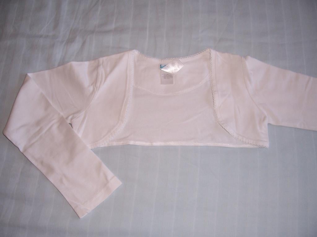 Wit bolero en legging maat 128/140 Lofff en scoobie doo, Meisje, Ophalen of Verzenden, Zo goed als nieuw, Setje