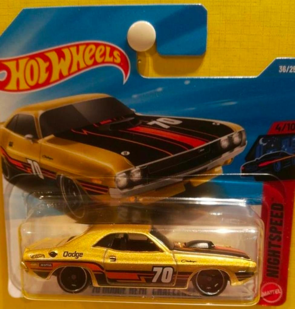 '70 Dodge Hemi Challenger Hot Wheels Night Speed 2026, Hobby en Vrije tijd, Modelauto's | Overige schalen, Nieuw, Auto, Ophalen of Verzenden