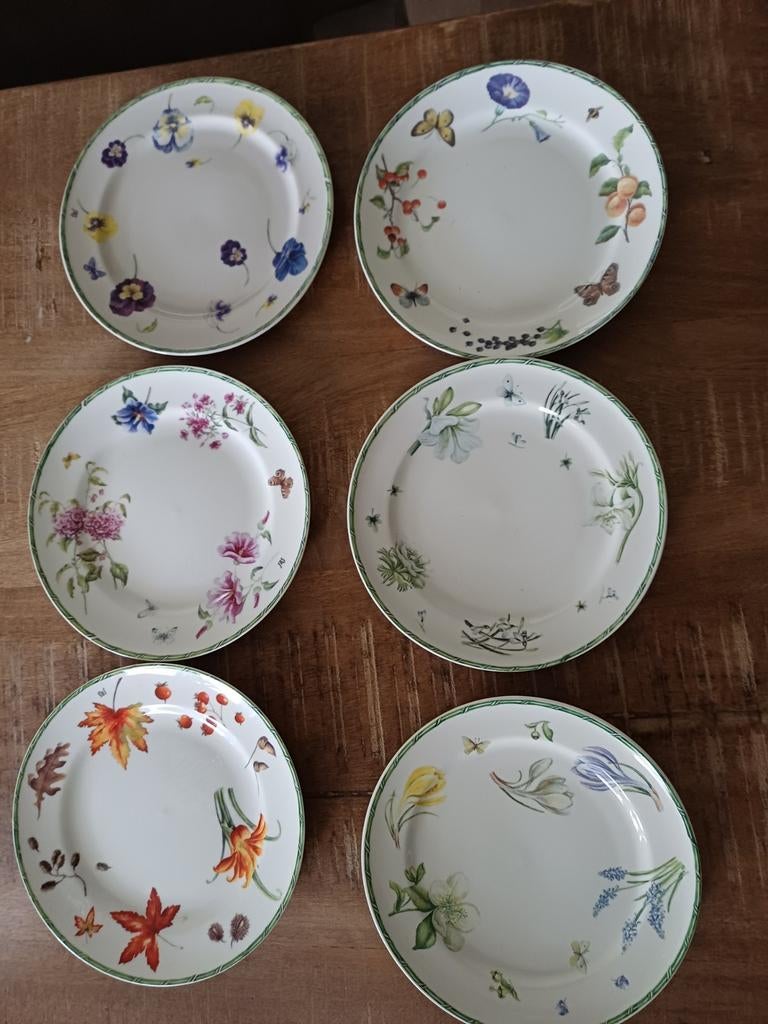Janneke brinkman gebaksbordjes, Ophalen of Verzenden, Zo goed als nieuw, Bord(en), Overige stijlen
