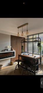 Ikea vadholma keukeneiland met krukjes en boven stang, Ophalen of Verzenden, Zo goed als nieuw, Eenpersoons, Hoogslaper