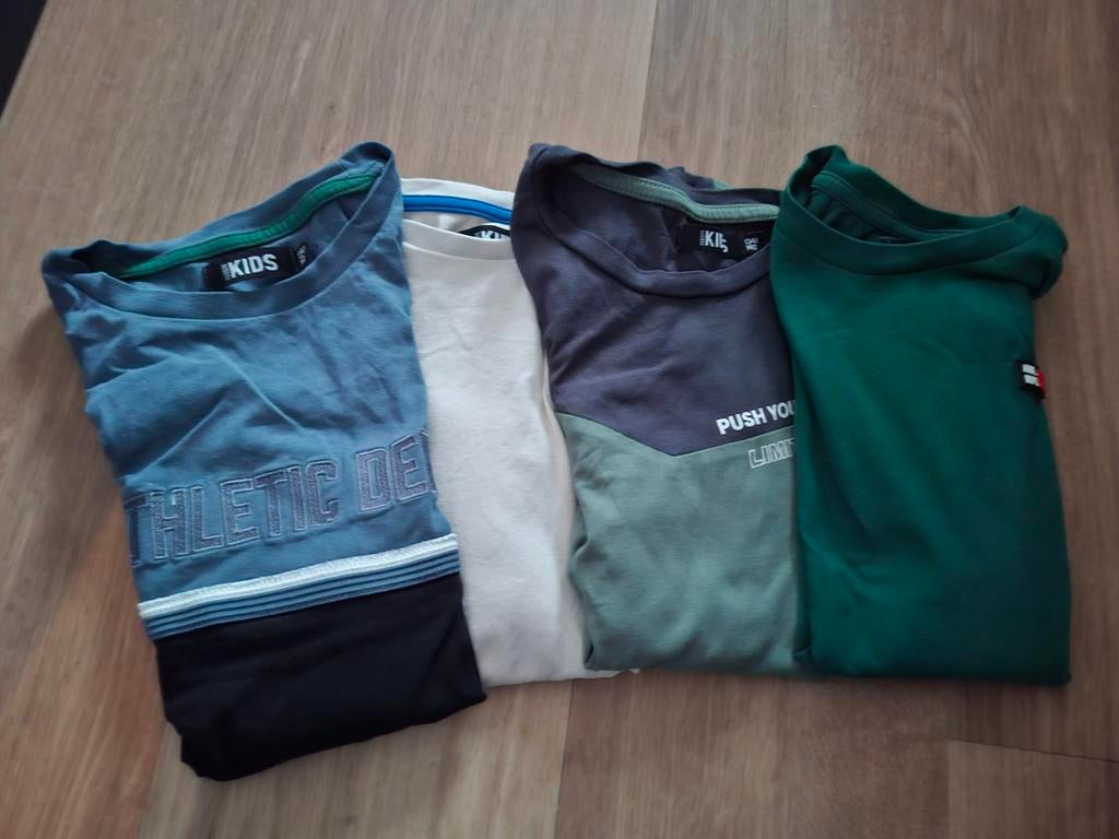 Pakketje longsleeves maat 134/140, Ophalen, Gebruikt, Maat 134