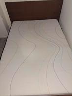 MALM
bedframe met mattras 140x200, Huis en Inrichting, Slaapkamer | Bedden, Ophalen, Bruin, Tweepersoons, 140 cm