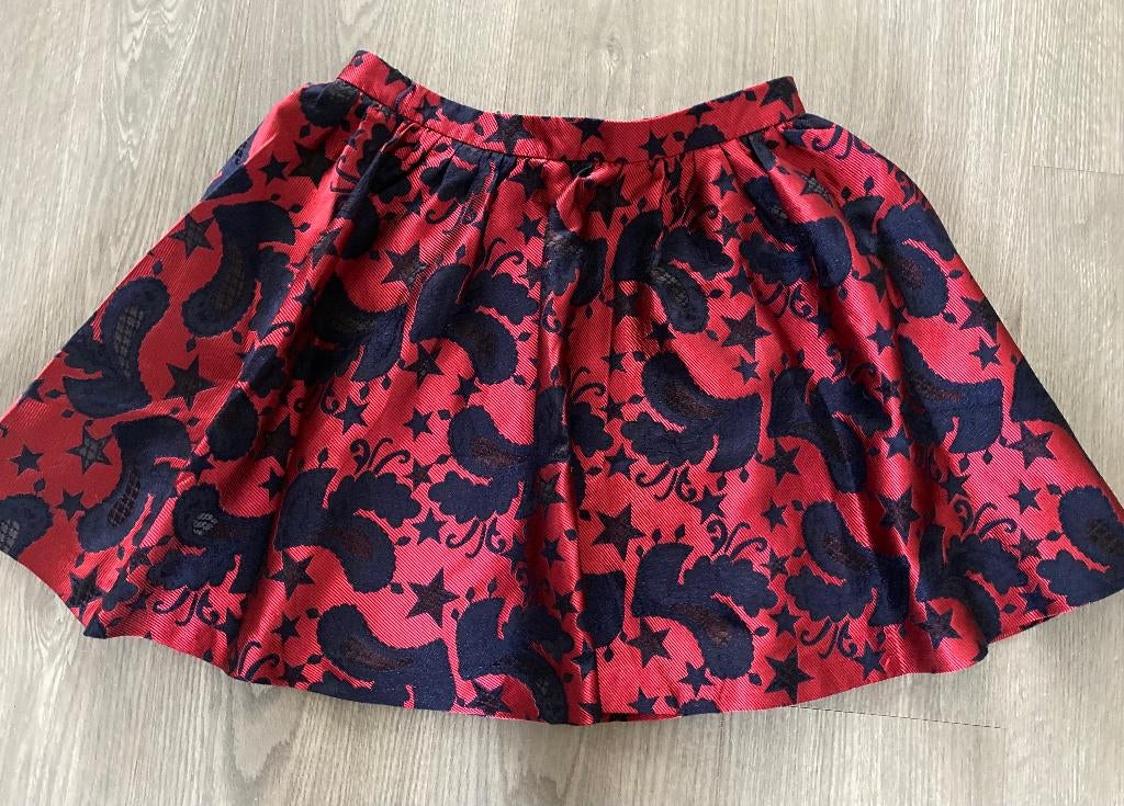 NIKKIE Rok skirt LAIRA rood blauw , maat 36, Blauw, Ophalen of Verzenden, Zo goed als nieuw, Nikkie