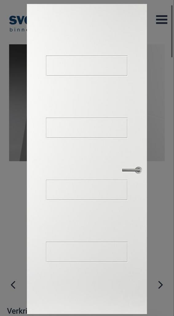 Svedex AE64 Elite - 7 x stompe deur in verschillende maat, Doe-het-zelf en Verbouw, Deuren en Horren, Ophalen, 80 tot 100 cm, Binnendeur