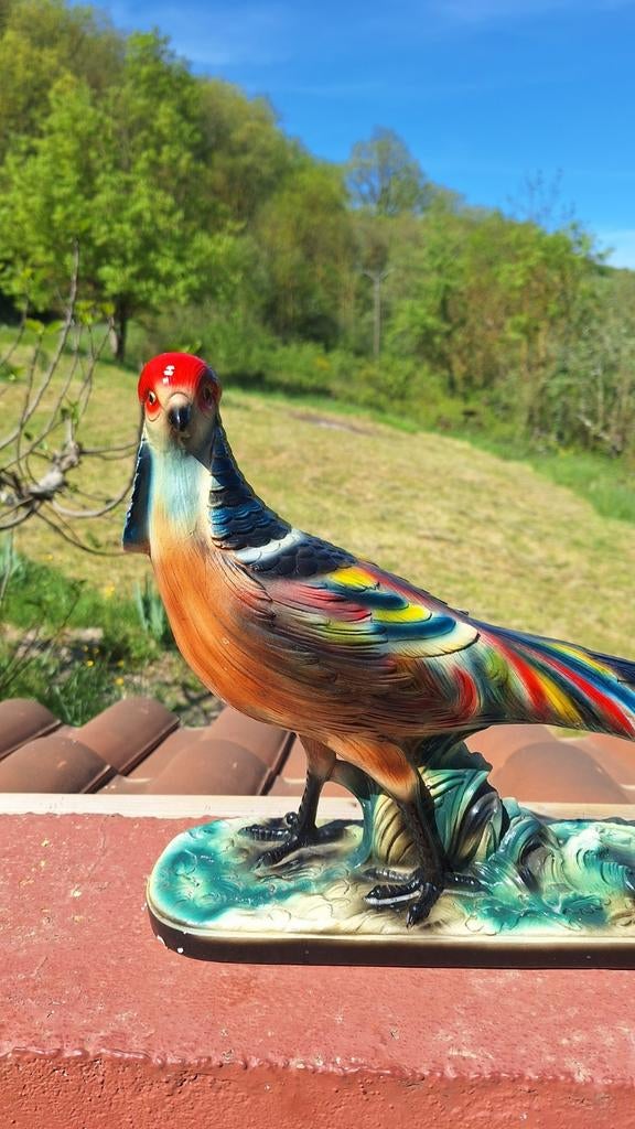 Prachtig Frans beeld fazant - Vintage decoratie vogel, Ophalen of Verzenden