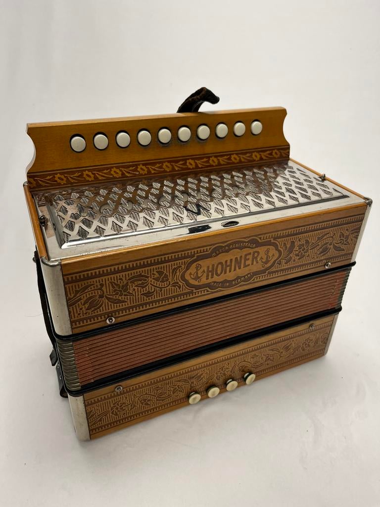 Mooie trekzak Hohner, schippersklaviertje, Muziek en Instrumenten, Accordeons, Overige formaten, Overige merken, Ophalen of Verzenden
