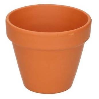 Terracotta bloempot grote maat gezocht!, Ophalen, 40 cm of meer, Rond, Zo goed als nieuw