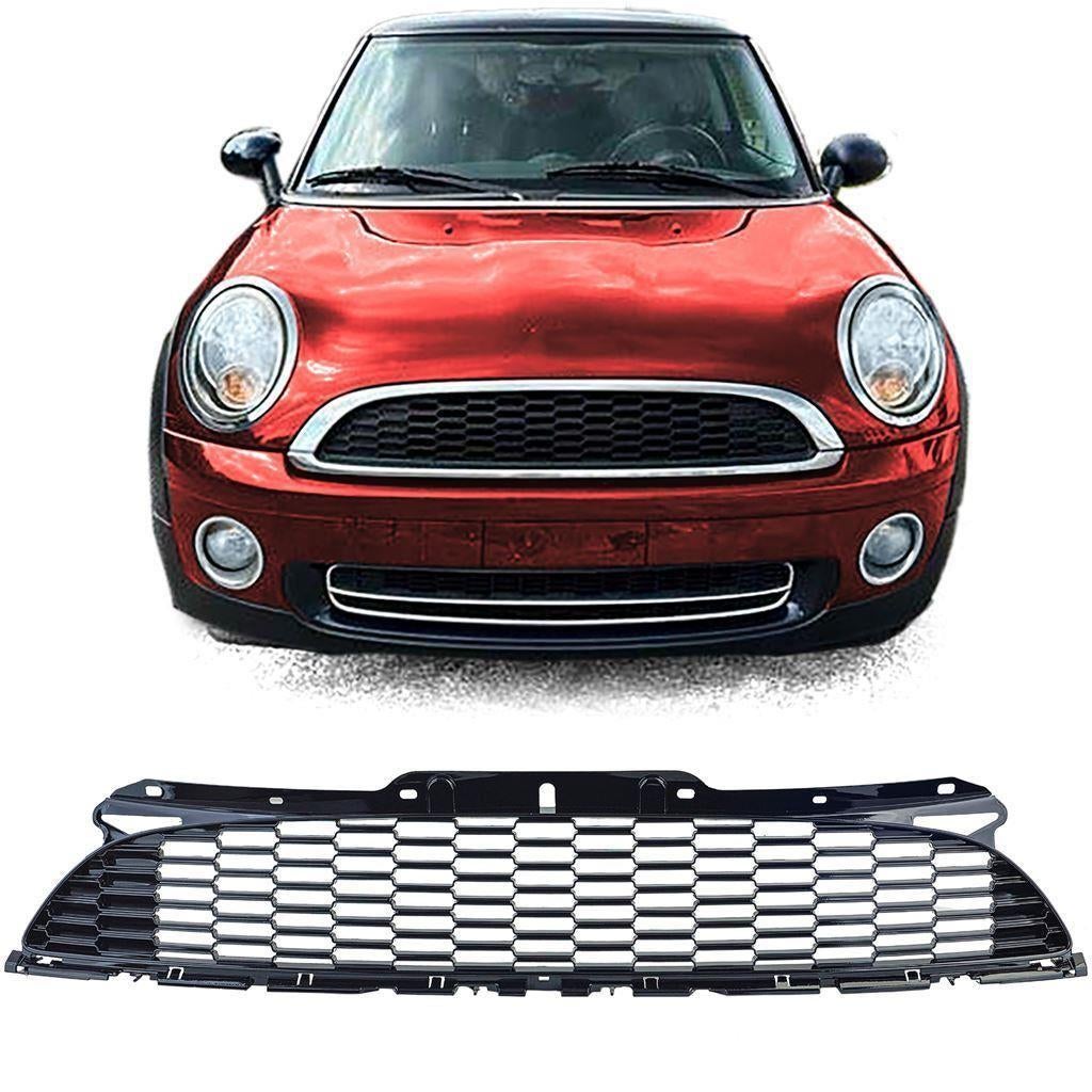 Honingraat Sport Grill Glans Zwart Mini One Cooper JCW R56 R, Verzenden, Automotive Parts, A.parts@hotmail.nl, Trasmolenlaan 12 3447 GZ Woerden