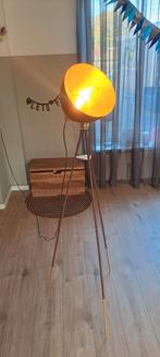Stijlvolle staande lamp met ijzeren poten., Ophalen, Zo goed als nieuw, Metaal, Modern