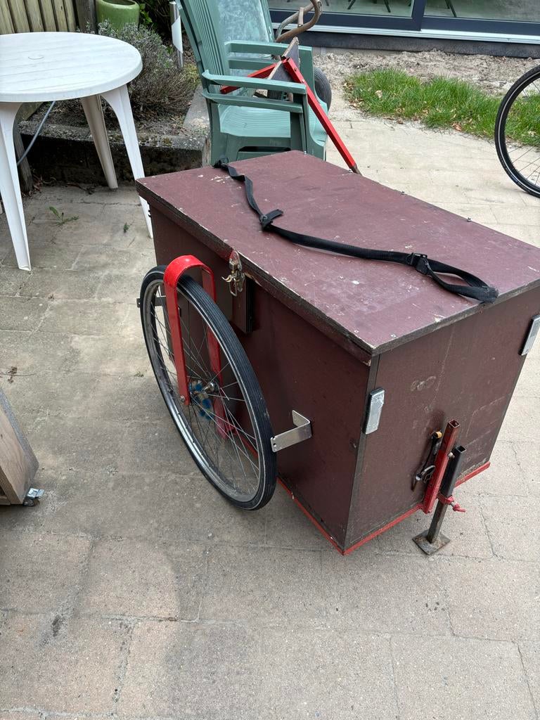 Fietskar met trekhaak en stalen frame (opknapper), Ophalen, Gebruikt, Bagagekar, 20 tot 40 kg