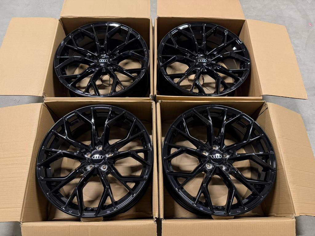 18 Inch Audi A3 S3 A4 Caddy VW Golf GTI Velgen 5x112 S Line, Auto-onderdelen, Banden en Velgen, Velg(en), 18 inch, Personenwagen
