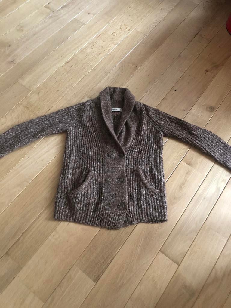 Zara knit vest., Ophalen of Verzenden, Zo goed als nieuw, Bruin
