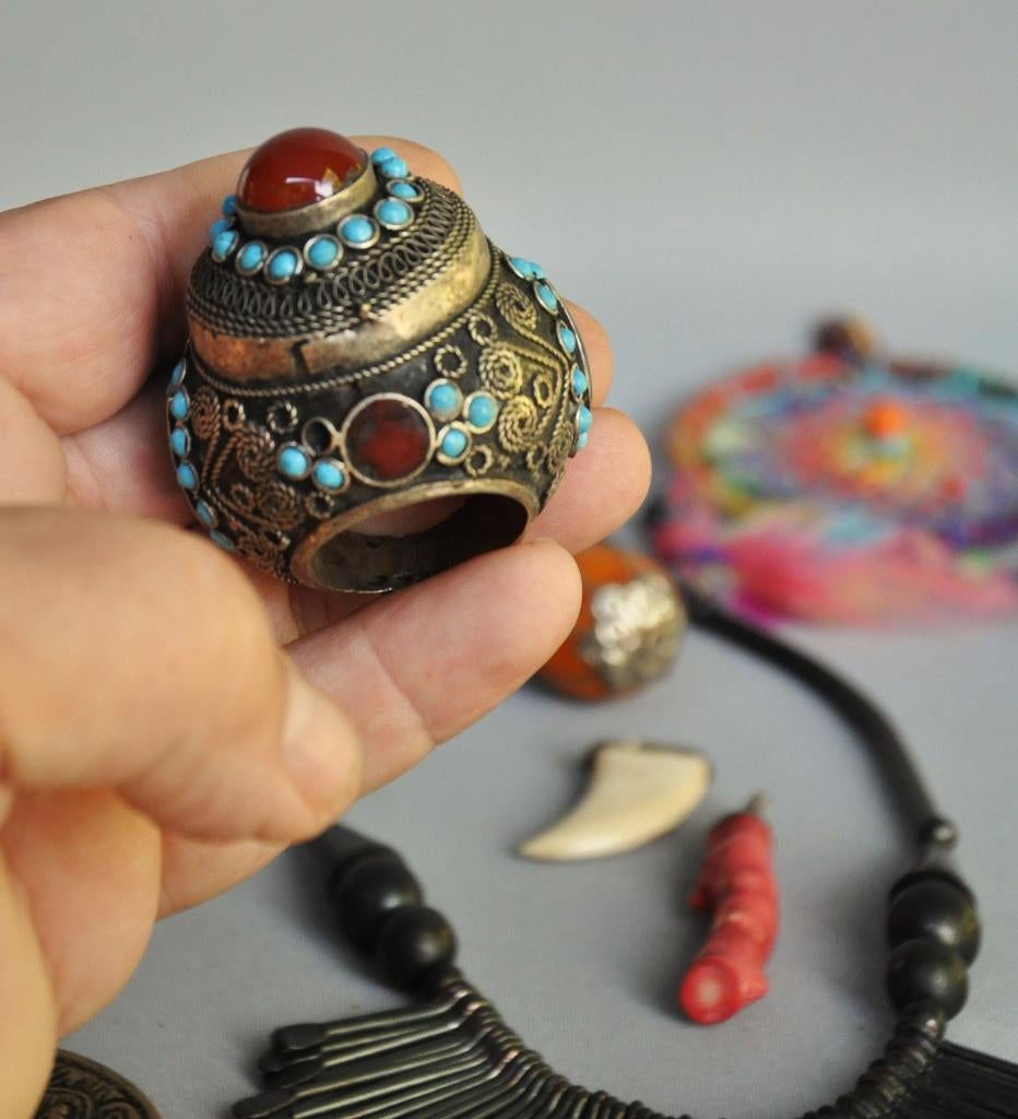 Tibetaanse/Nepal sieraden, Nepal, 2e helft 20e, (lot nr 5), Ophalen of Verzenden