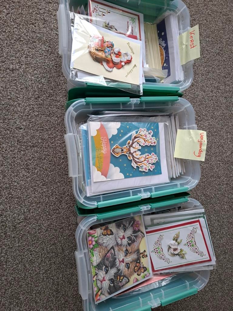 Zelf gemaakte kaarten, Ophalen of Verzenden