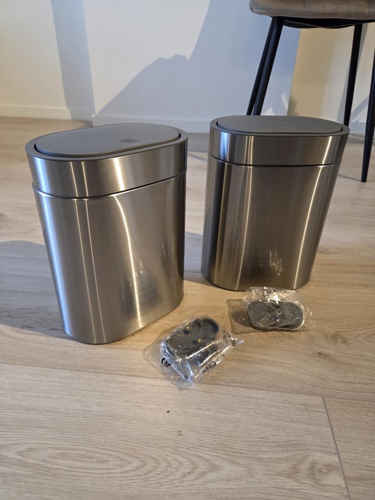 Ikea prullenbakjes, Ophalen, Zo goed als nieuw, Kunststof, Minder dan 50 cm