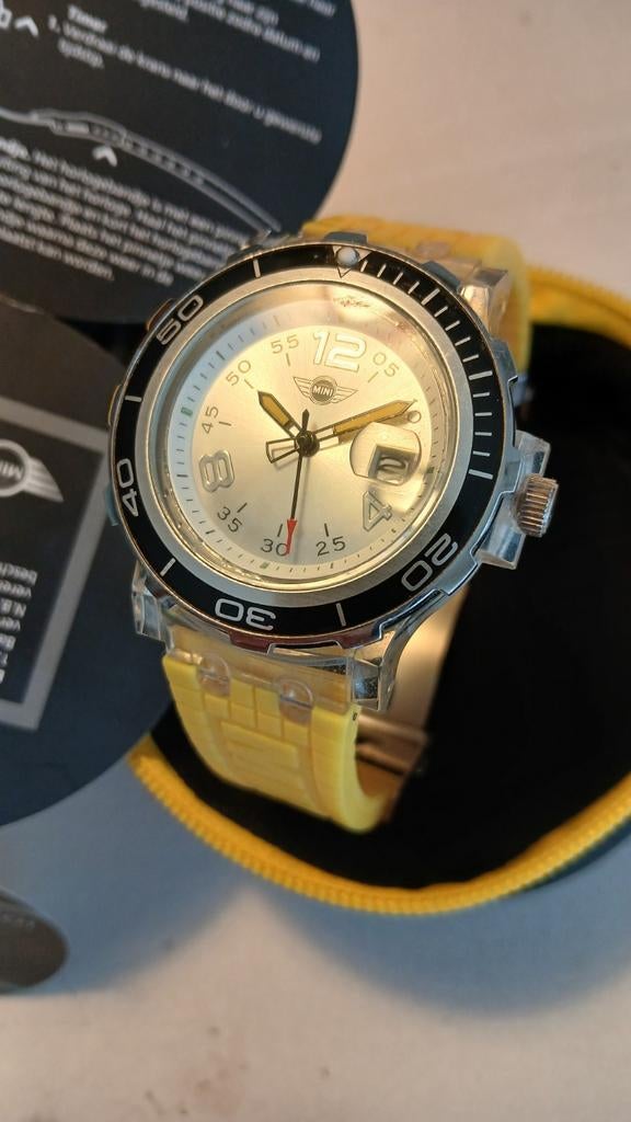 MINI MELLOW WATCH horloge met origineel tasje en handleiding, Ophalen of Verzenden, Overige merken