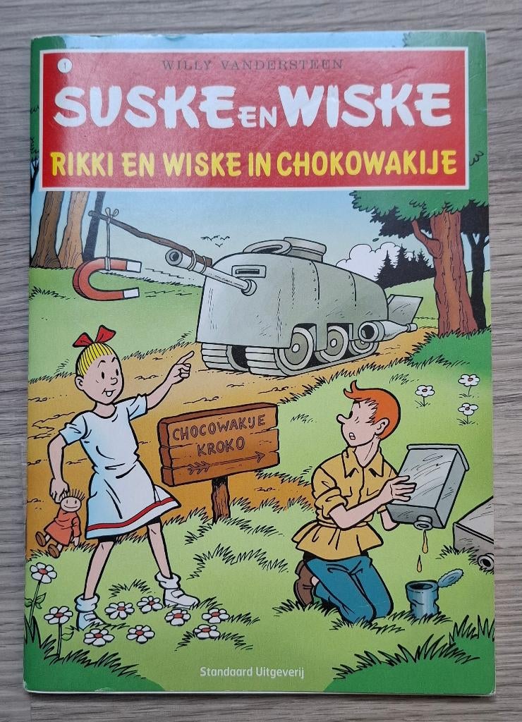 Suske en Wiske: Rikki en Wiske in Chokowakije., Boeken, Willy Vandersteen, Eén stripboek, Ophalen of Verzenden, Zo goed als nieuw