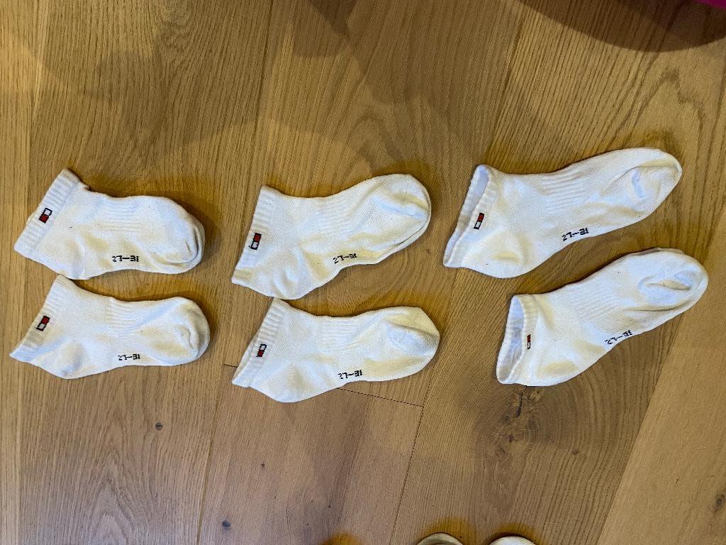 3 paar sneaker sokken Tommy Hilfiger maat 27 / 31, Ophalen, Jongen of Meisje, Sokken, Tommy Hilfiger
