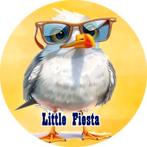 L1079 icing frosting meeuw 19cm eetbare taart plaat print, Hobby en Vrije tijd, Ophalen of Verzenden, Nieuw, Taarten, Versiering