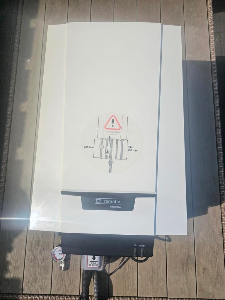 Remeha Tzerra CV-ketel - gebruikt, 30 tot 80 cm, Gebruikt, Cv-ketel of Combi-ketel, Minder dan 60 cm
