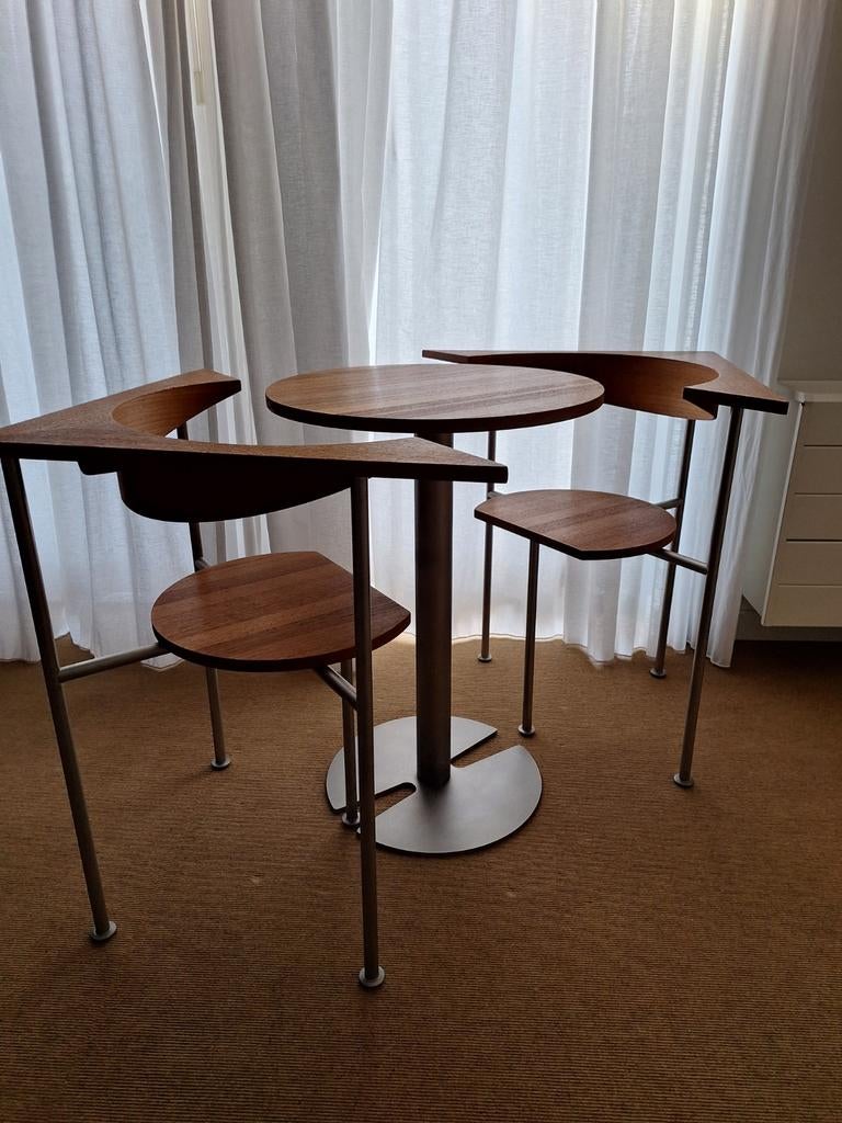 Teafortwo, Tuin en Terras, Tuinsets en Loungesets, Teakhout, Zo goed als nieuw, Tuinset, Eettafel