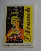 KAVA   [ Koffie ] FRANCK    DRAVA OSIJEK   DRVACA, Verzenden, Zo goed als nieuw, Luciferdoosjes of -merken