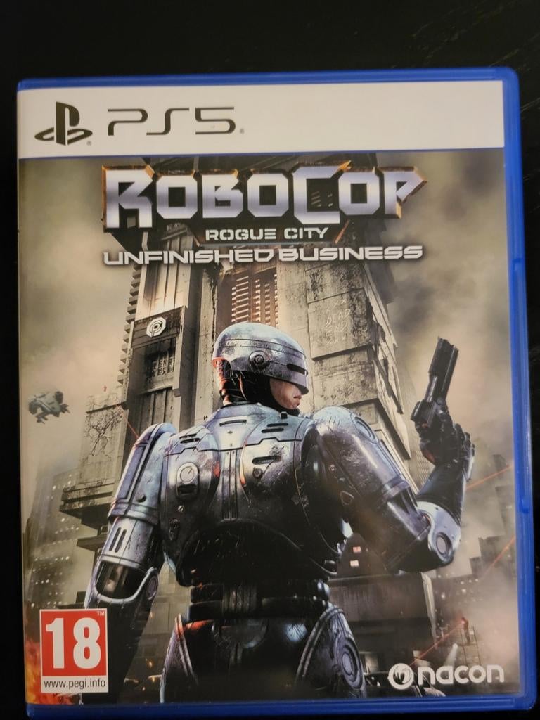 RoboCop: Rogue City PS5 - Zo goed als nieuw, Spelcomputers en Games, Games | Sony PlayStation 5, Vanaf 18 jaar, Shooter, 1 speler